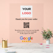 Überprüfung des Unternehmenslogos durch Google Prü Acrylschild (Hochzeit)