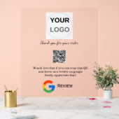 Überprüfung des Unternehmenslogos durch Google Prü Acrylschild (Hochzeit)