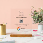 Überprüfung des Unternehmenslogos durch Google Prü Acrylschild (Hochzeit)