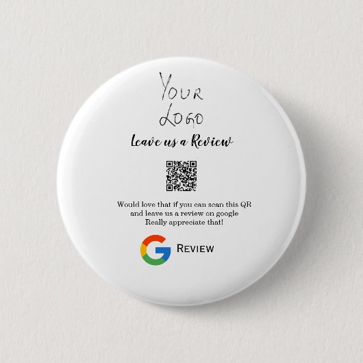 Überprüfung des Unternehmenslogos durch Google Prü Button (Vorderseite)
