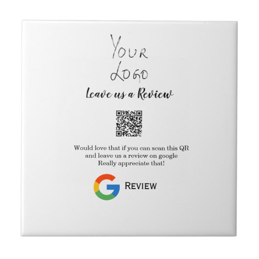 Überprüfung des Unternehmenslogos durch Google Prü Fliese (Vorderseite)