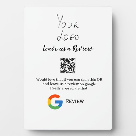Überprüfung des Unternehmenslogos durch Google Prü Fotoplatte (Vorderseite)