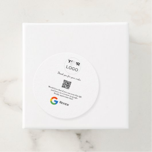 Überprüfung des Unternehmenslogos durch Google Prü Geschenkanhänger (Beispiel)