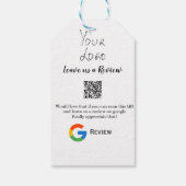 Überprüfung des Unternehmenslogos durch Google Prü Geschenkanhänger (Rückseite)