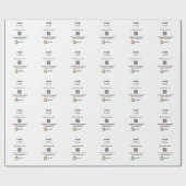 Überprüfung des Unternehmenslogos durch Google Prü Geschenkpapier (Flach)