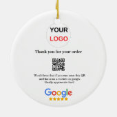 Überprüfung des Unternehmenslogos durch Google Prü Keramik Ornament (Hinten)