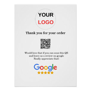 Überprüfung des Unternehmenslogos durch Google Prü Poster