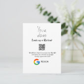 Überprüfung des Unternehmenslogos durch Google Prü Postkarte (Stehend Vorderseite)