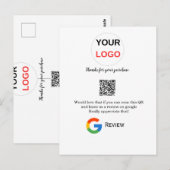 Überprüfung des Unternehmenslogos durch Google Prü Postkarte (Vorne/Hinten)
