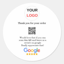 Überprüfung des Unternehmenslogos durch Google Prü Runder Aufkleber