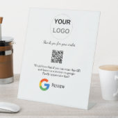 Überprüfung des Unternehmenslogos durch Google Prü Sockelschild (In Situ)