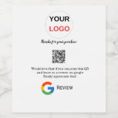 Überprüfung des Unternehmenslogos durch Google Prü Weinetikett (Einzelnes Label)