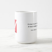 Überprüfung fairer Wahlen - Schutz aller Wähler Kaffeetasse (Mittel)