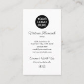 Überprüfung für kleine Unternehmen Verlassen Visitenkarte (Rückseite)