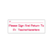 Überprüfung und Signierung von Anträgen und Indivi Permastempel (Design)