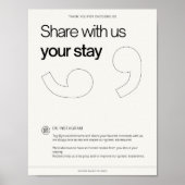 Überprüfung und Werbeaktion Hostel Bed & Breakfast Poster (Vorne)