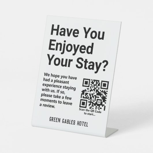 Überprüfung verlassen sockelschild (Vorderseite)