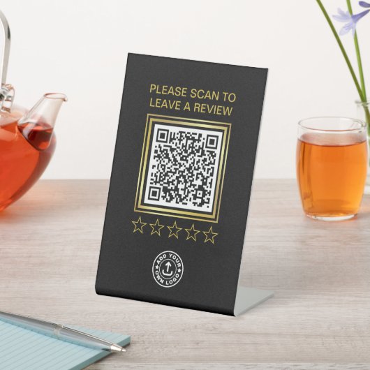 Überprüfung von QR-Logos für benutzerdefinierte Sc Sockelschild (In SItu)