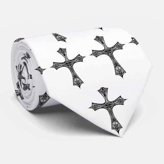 Überquere Krawatte... Krawatte (Gerollt)