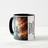 Überqueren als Rettungsleine - mitten in den Stürm Tasse (Vorderseite Links)