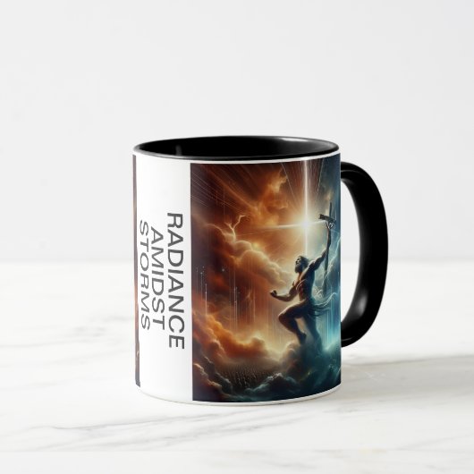 Überqueren als Rettungsleine - mitten in den Stürm Tasse (VorderseiteRechts)