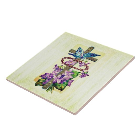 Überqueren der Keramik von Blume Fliese (Seite)