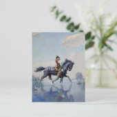 "Überqueren der Verbände" von NC Wyeth Postkarte (Stehend Vorderseite)