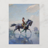 "Überqueren der Verbände" von NC Wyeth Postkarte (Vorderseite)