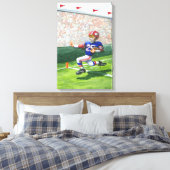 Überqueren der Ziellinie für einen Touchdown Leinwanddruck (Insitu (Schlafzimmer))