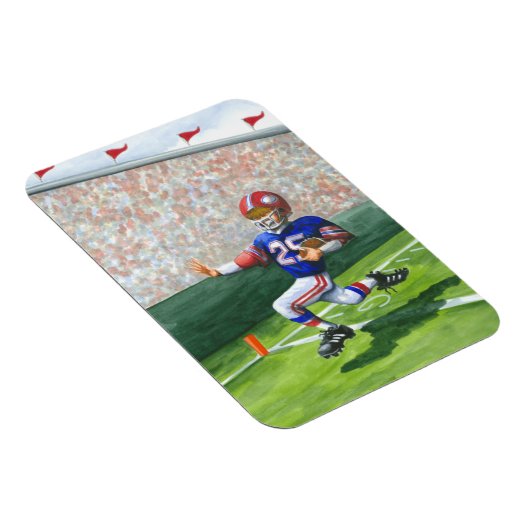 Überqueren der Ziellinie für einen Touchdown Magnet (Rechte Seite)