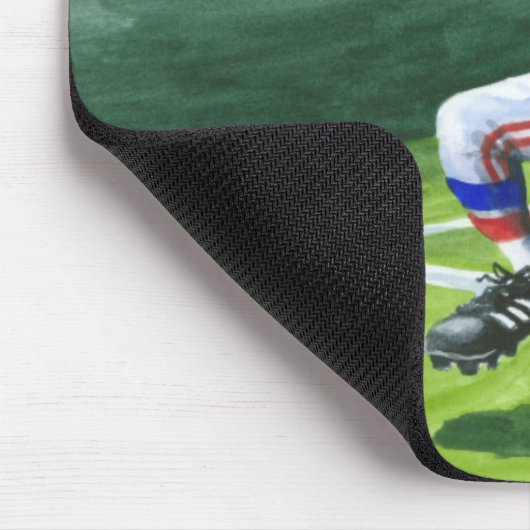 Überqueren der Ziellinie für einen Touchdown Mousepad (Ecke)