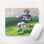 Überqueren der Ziellinie für einen Touchdown Mousepad (Mit Mouse)