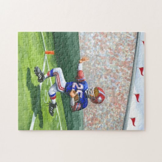 Überqueren der Ziellinie für einen Touchdown Puzzle (Horizontal)