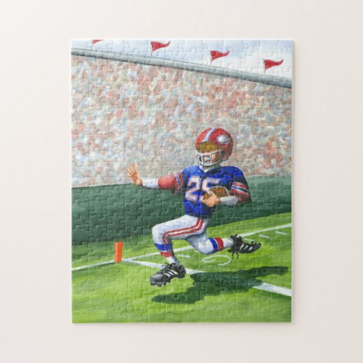 Überqueren der Ziellinie für einen Touchdown Puzzle (Vertikal)