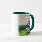 Überqueren der Ziellinie für einen Touchdown Tasse (VorderseiteRechts)