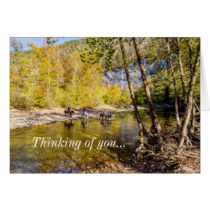 Überqueren des Buffalo River Denken U-Karte