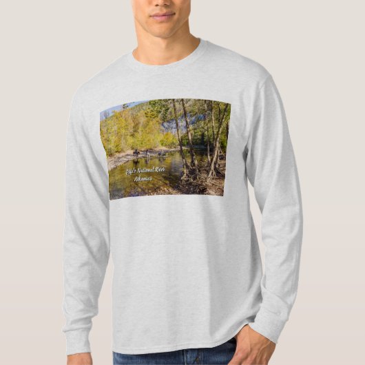 Überqueren des Buffalo River Men Long Sleeve Shirt (Vorderseite)
