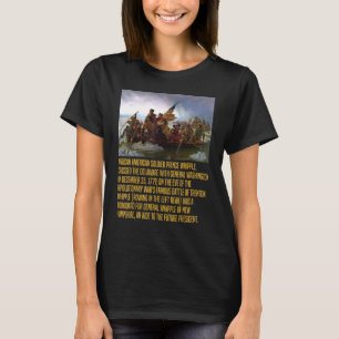 Überqueren des Delaware Prince Whipple Black Histo T-Shirt