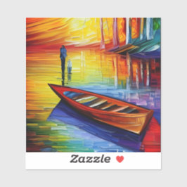 Überqueren des Flusses Styx entfernbarer Vinyl Aufkleber