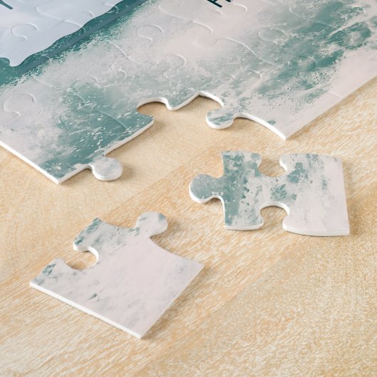 "Überqueren Sie das Meer" Inspiration Zitat Puzzle (Seite)