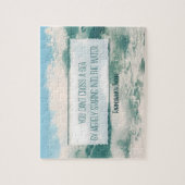 "Überqueren Sie das Meer" Inspiration Zitat Puzzle (Vertikal)