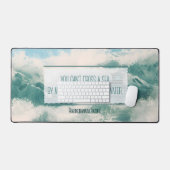 "Überqueren Sie das Meer" Inspiration Zitat Schreibtischunterlage (Tastatur & Maus)