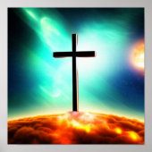 Überqueren Sie das weitläufige Plakat der Wolken (Vorne)