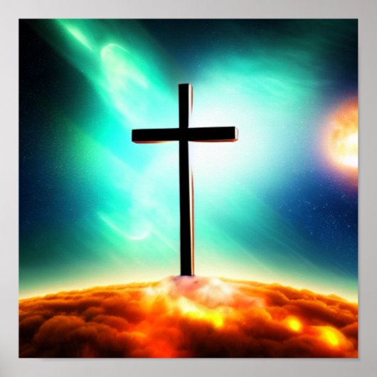 Überqueren Sie das weitläufige Plakat der Wolken (Vorne)