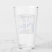 Überqueren Sie den bewölkten Himmel mit dem Vers d Glas (Rückseite)