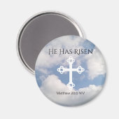 Überqueren Sie den bewölkten Himmel mit dem Vers d Magnet (Vorderseite/Rückseite)