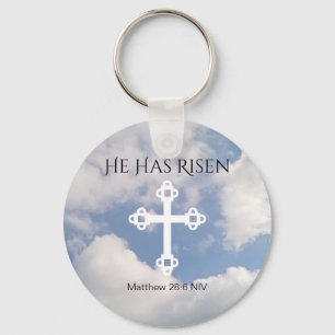 Überqueren Sie den bewölkten Himmel mit dem Vers d Schlüsselanhänger