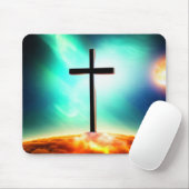 Überqueren Sie die raue Wolkendecke Mousepad (Mit Mouse)