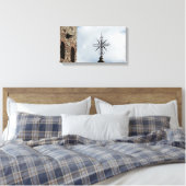 Überqueren Sie die Skies Canvas-Printwerbung Leinwanddruck (Insitu (Schlafzimmer))