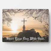 Überqueren Sie die Tablette mit Easel mit leuchten Fotoplatte (Vorderseite)